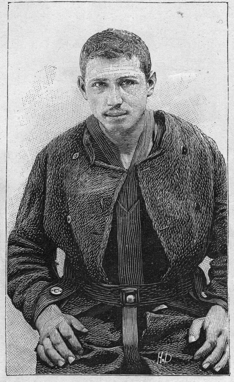 The anarchist Caserio Santo assassin of President Sadi Carnot (1837-1894) by Unknown artist