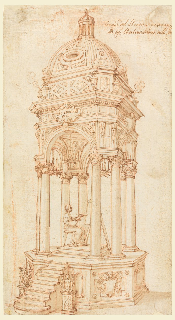 Catafalque of the Bolognese Artist Elisabetta Sirani, 1665 by Unknown artistUnknown artist