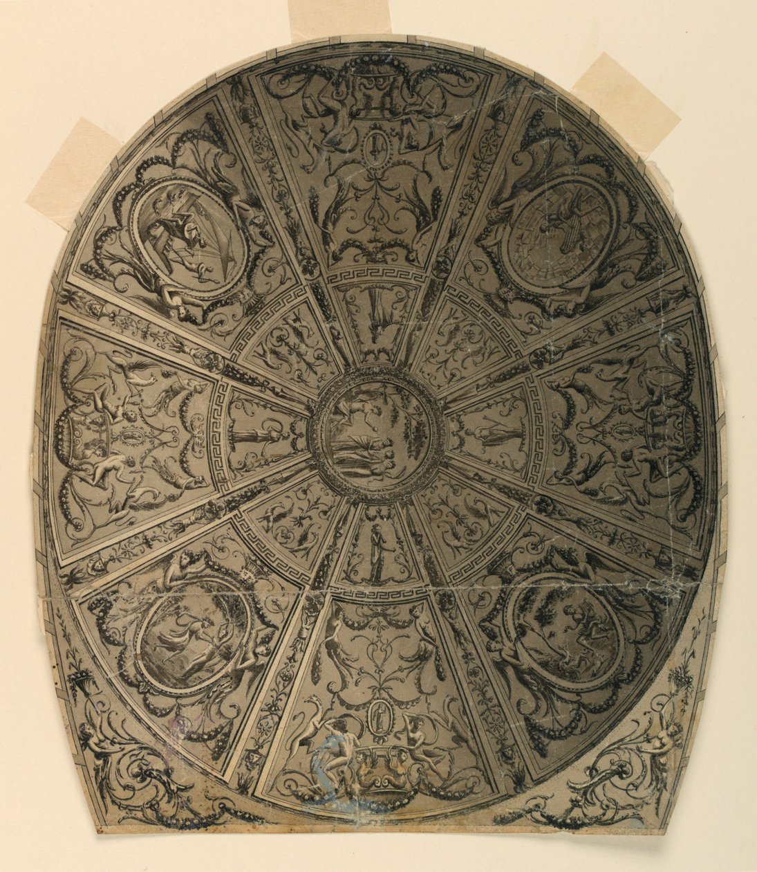 Ceiling Design: Decoration for Theater by Unknown artistUnknown artist
