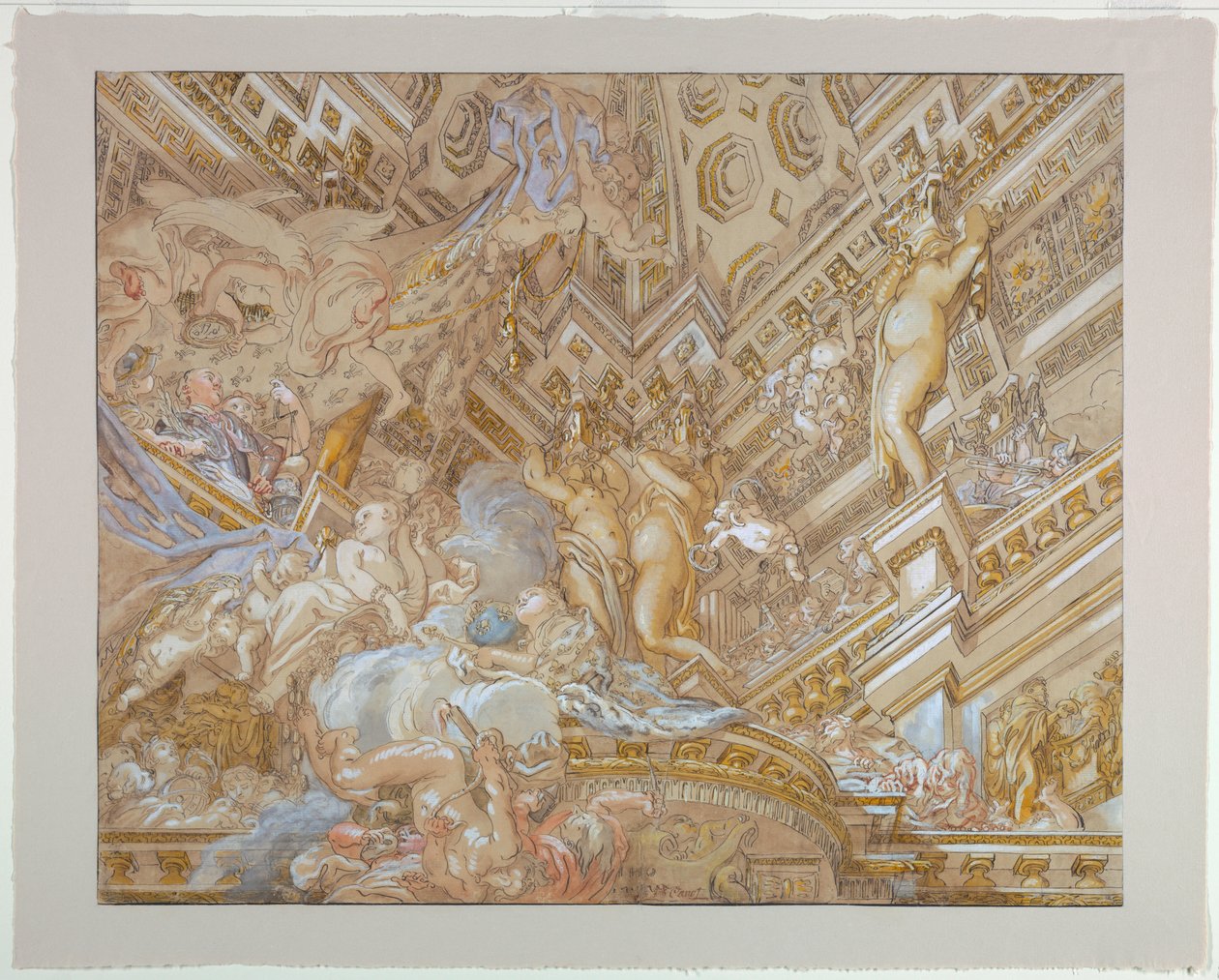 Ceiling Design, ca. 1727 by Unknown artistUnknown artist