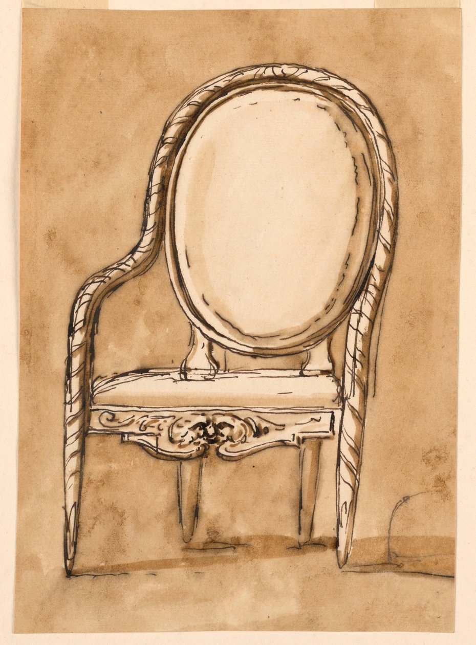 Chair, 1780–1790 by Unknown artistUnknown artist