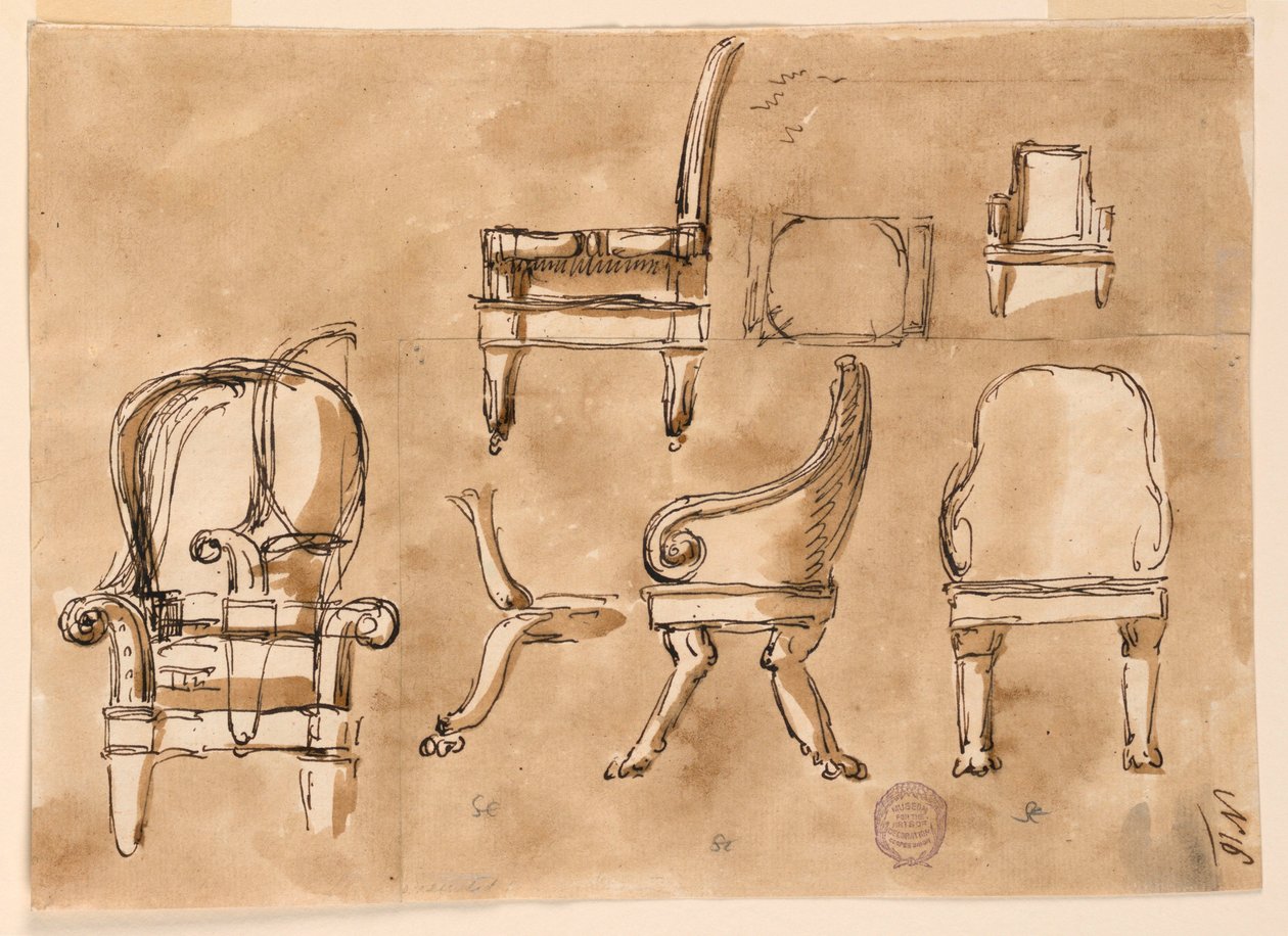 Chairs, ca. 1800 by Unknown artistUnknown artist
