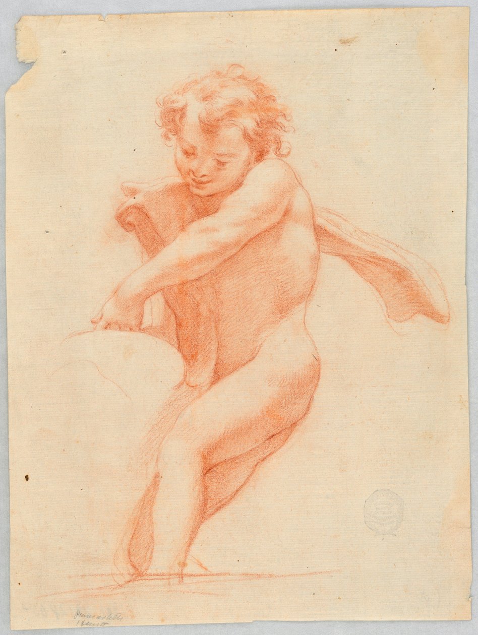 Child Supporting an Object or Structure, 1750–1800 by Unknown artistUnknown artist