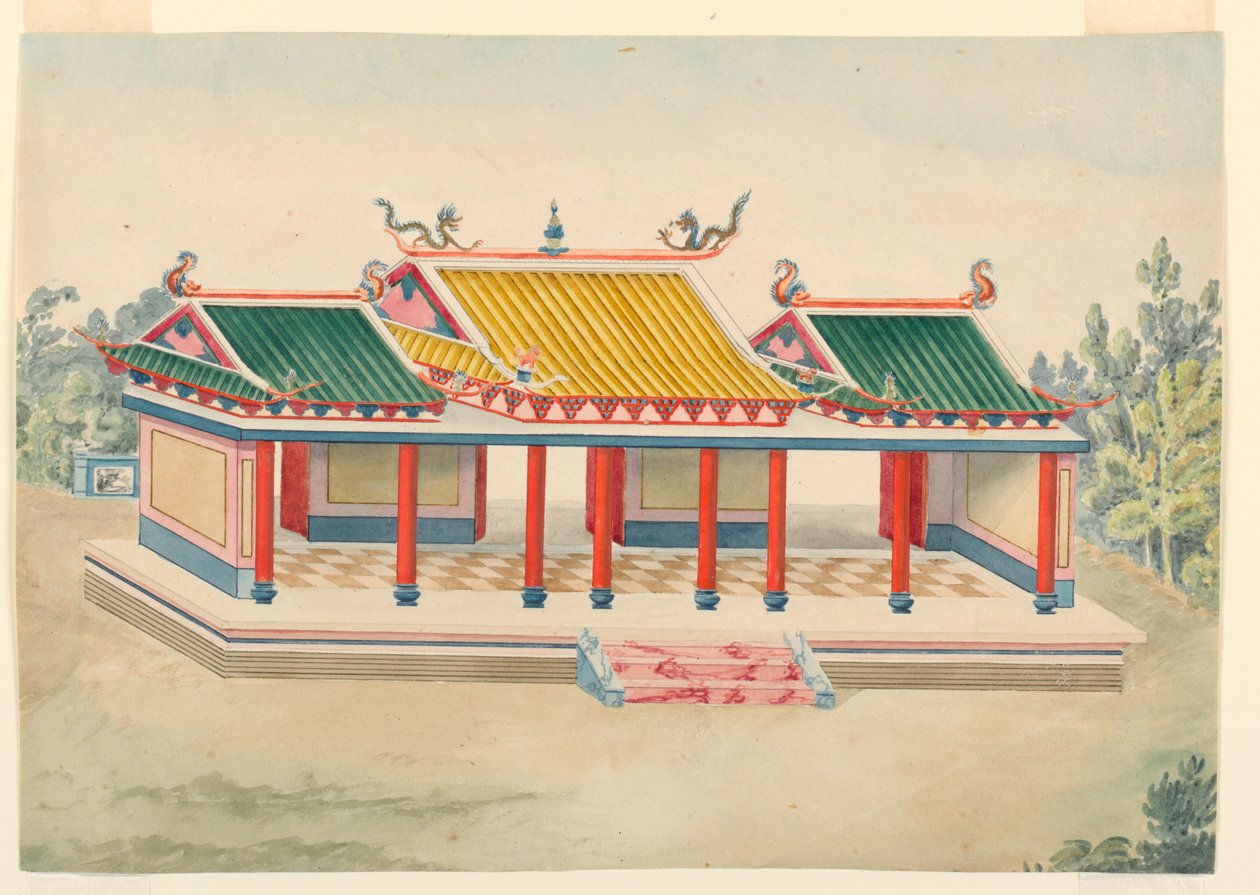 Chinoiserie Pavilion, 1815–22 by Unknown artistUnknown artist