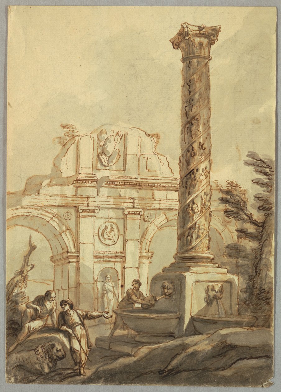 Classical Ruins, ca. 1750 by Unknown artistUnknown artist