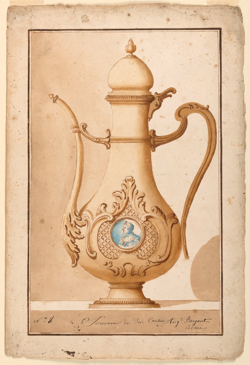 Coffeepot with Enamelled Medallion by Unknown artistUnknown artist
