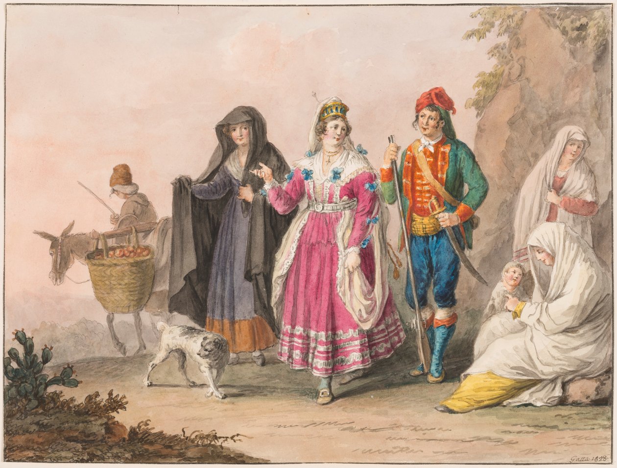Costumes of Sicily, 1828 by Unknown artistUnknown artist
