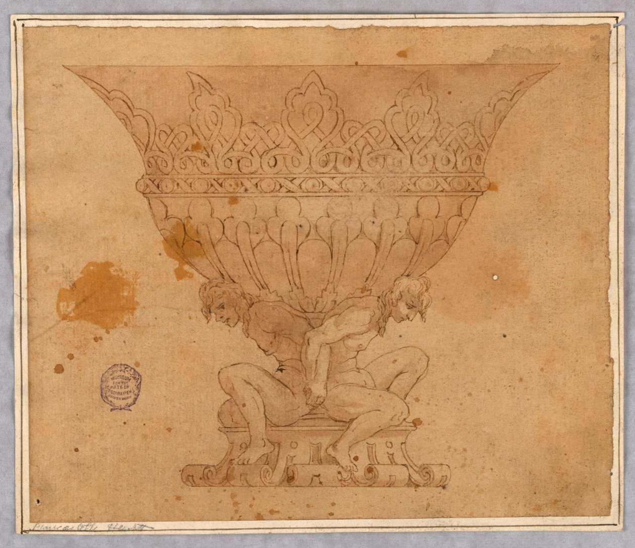 Design for a Bowl, 17th–19th century by Unknown artistUnknown artist