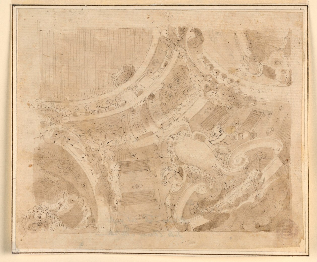 Design for a Ceiling, 1700–1750 by Unknown artistUnknown artist