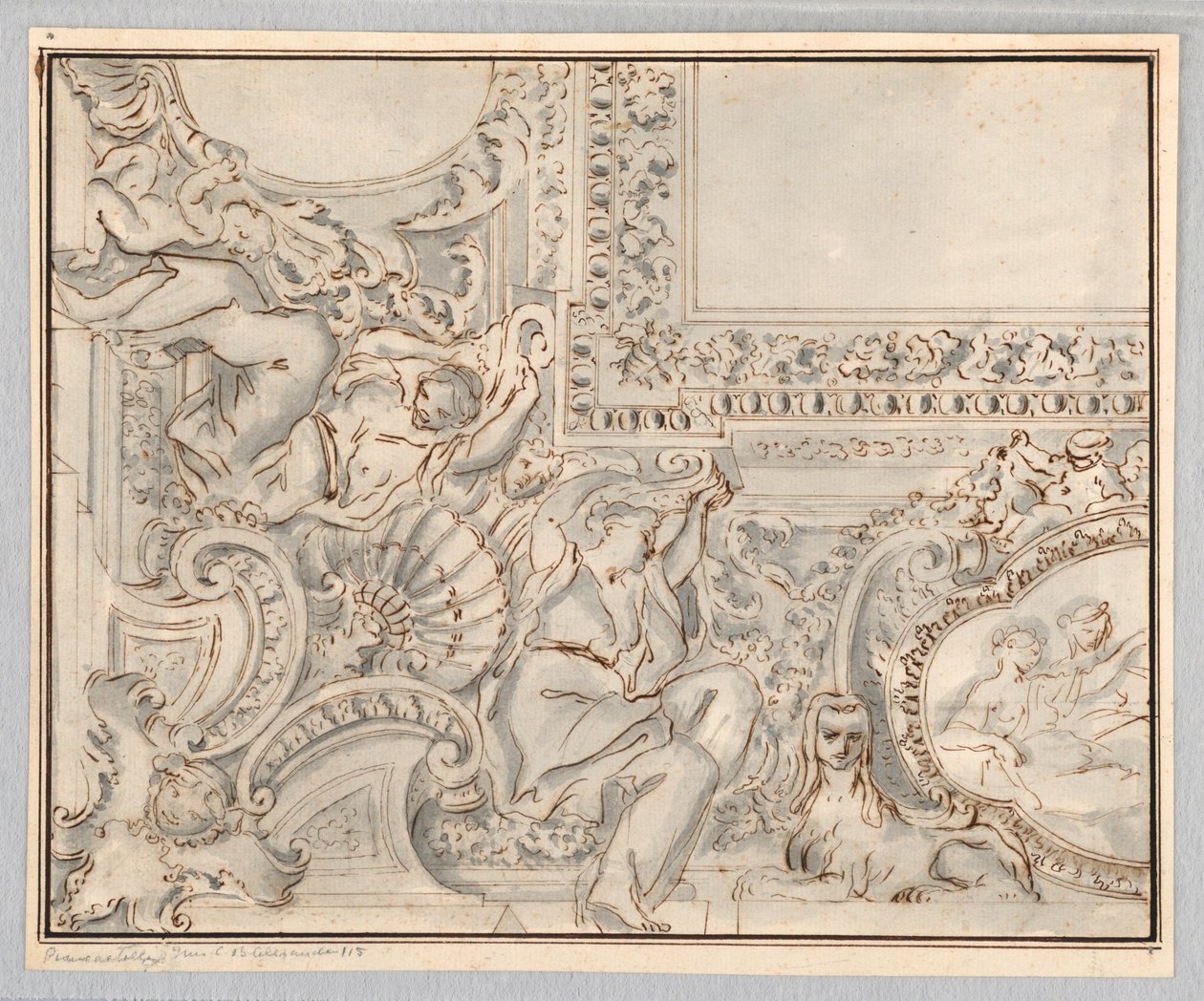 Design for a Ceiling, 18th–19th Century by Unknown artistUnknown artist