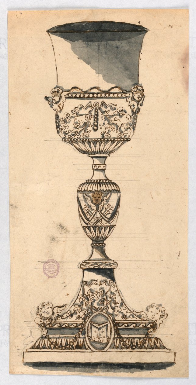 Design for a Chalice, 17th-19th Century by Unknown artistUnknown artist