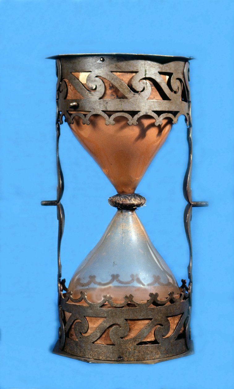 16th century hourglass. by Unknown artist: Fine art print