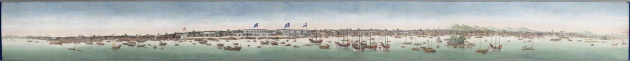 A View of Canton by Unknown artist