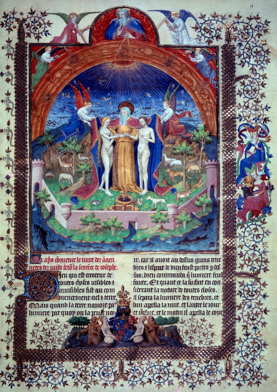 Adam and Eve in the Earth Paradise (Miniature from 