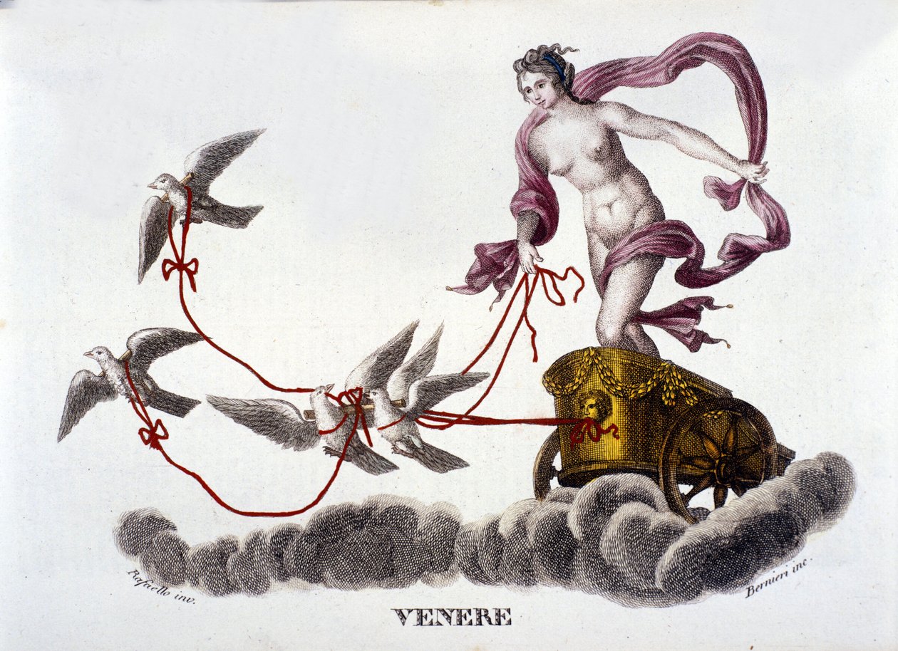 After an illustration by Raffaello Sanzio. Engraving from the 19th century by Unknown artist