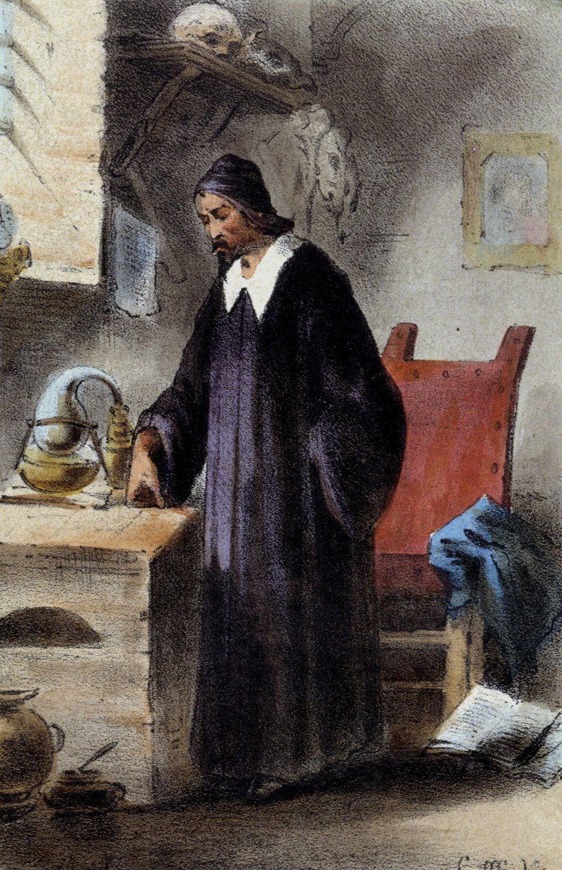 Alchemist Nicola Barnaud, researcher of the philosophical stone