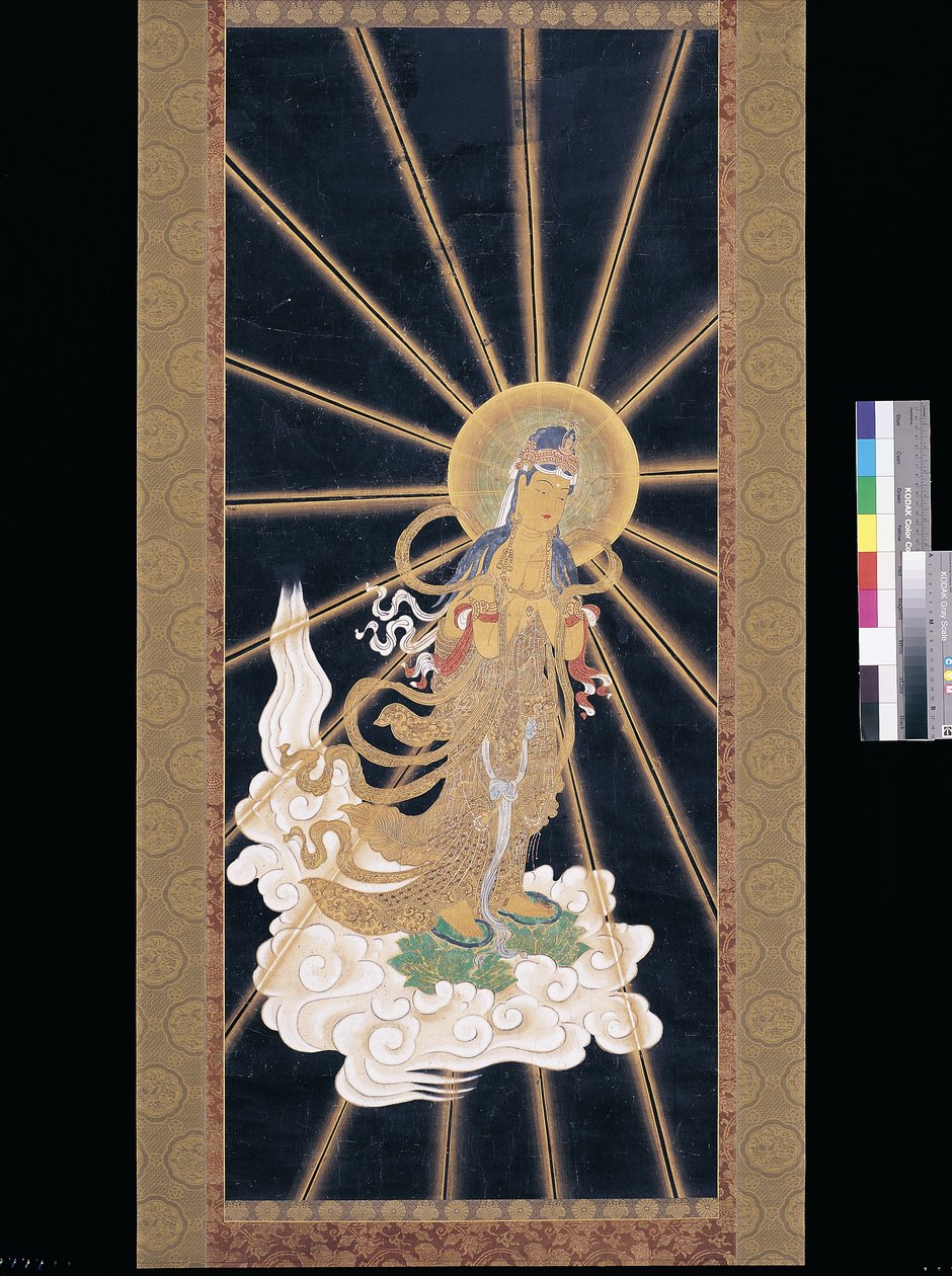 Amitabha (Amida) Triad Descending from Heaven by Unknown artist