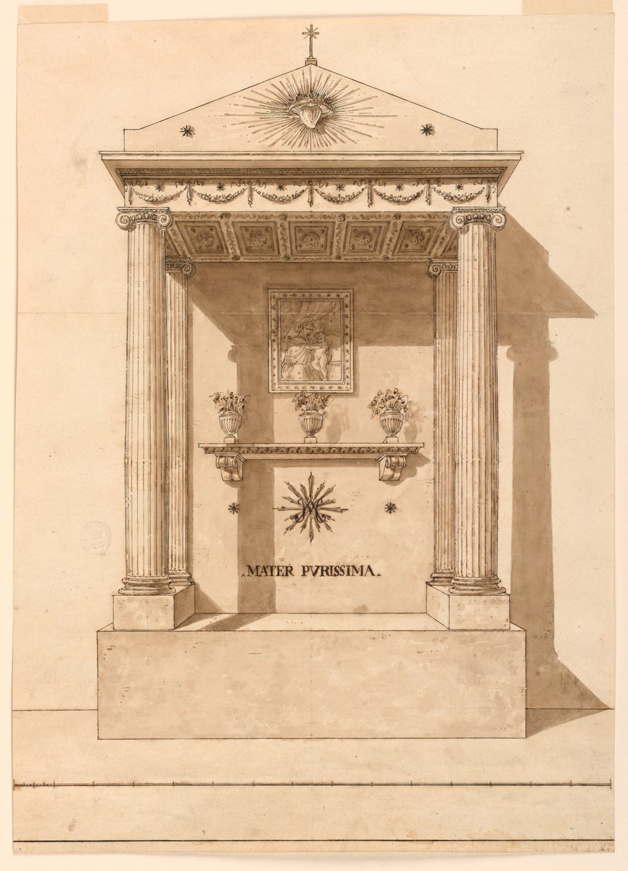 An Oratory Dedicated to the Virgin by Unknown artist