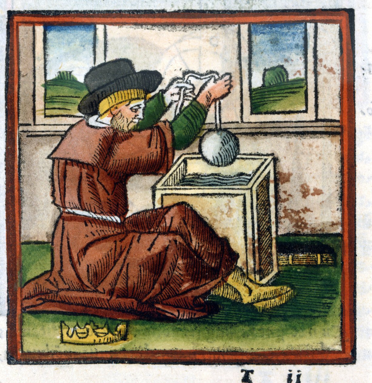 Archimedes determines the weight of Hieron
