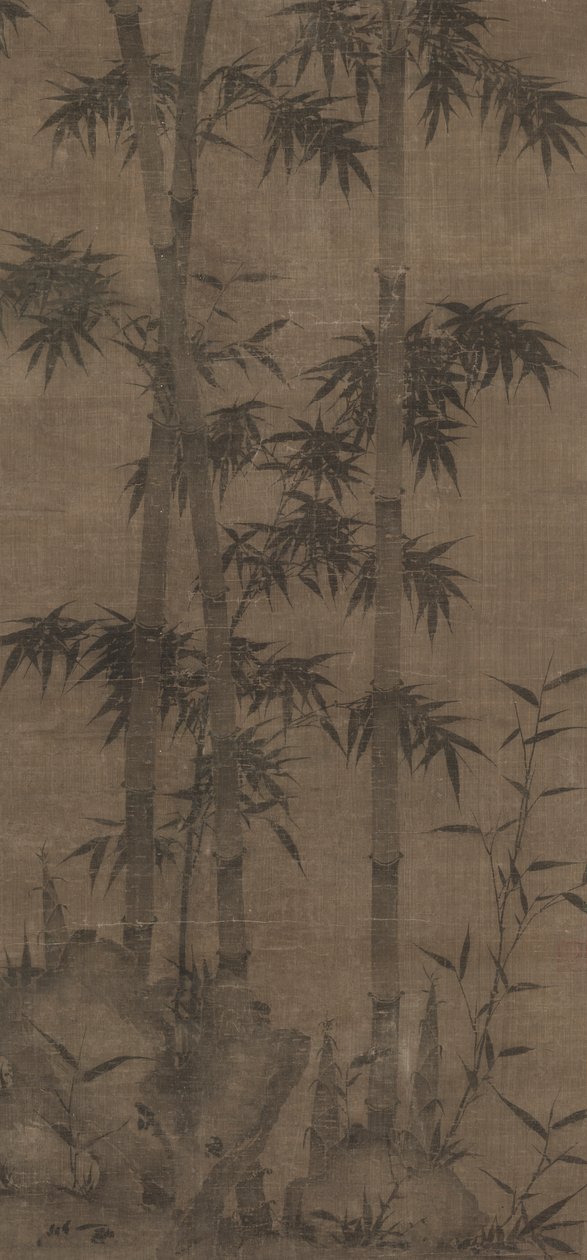 Bamboo in Four Seasons: Autumn by Unknown artist