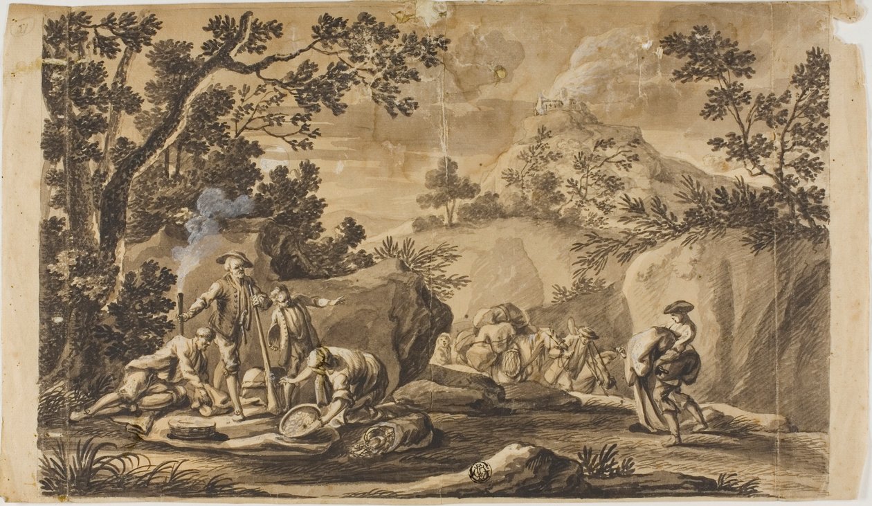 Bandits with Loot by Unknown artist