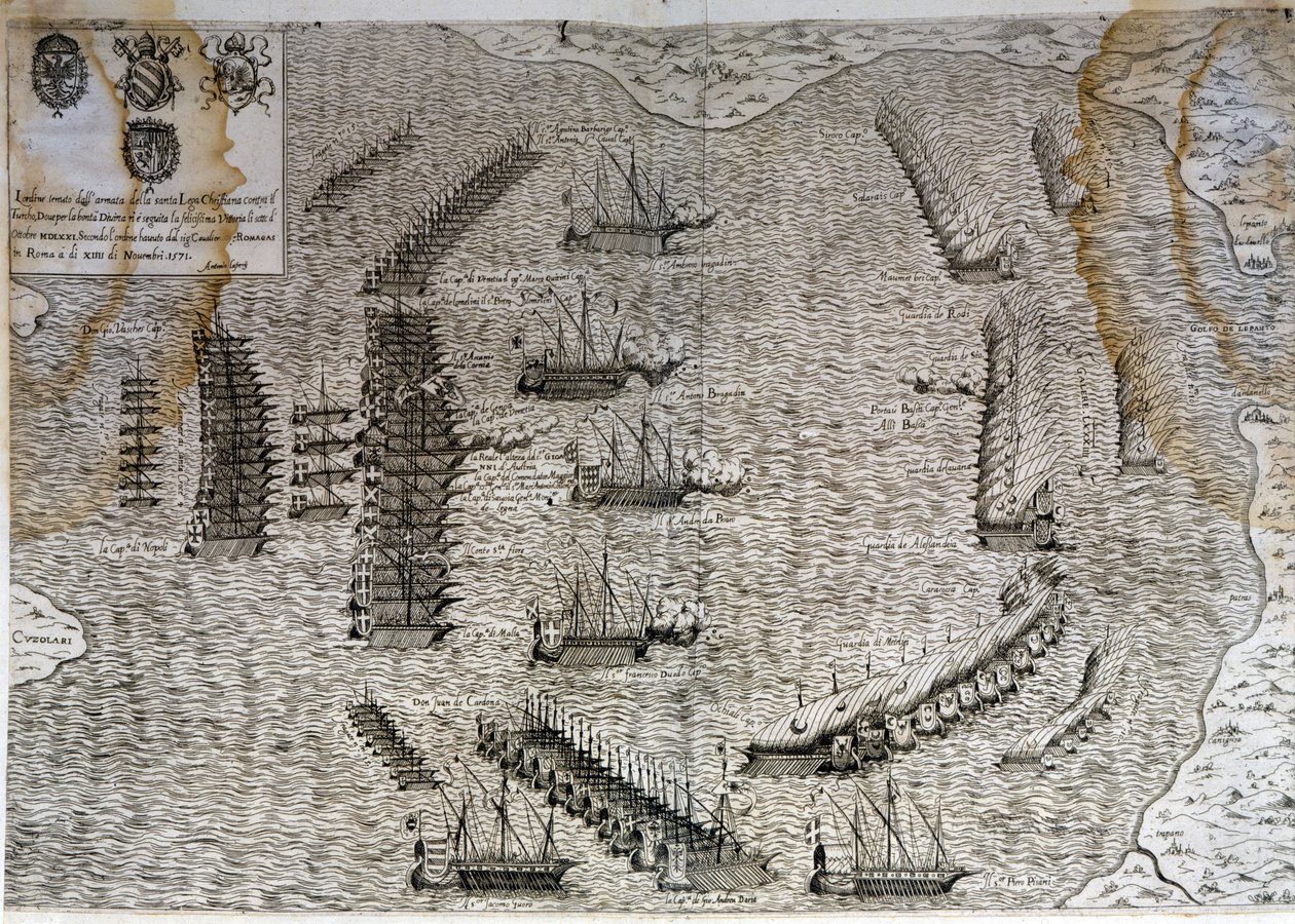 Battle of Lepanto by Unknown artist