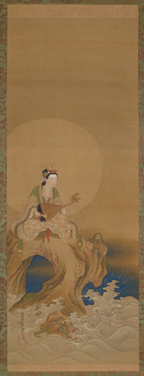 Benten on a Rock by the Sea by Unknown artist