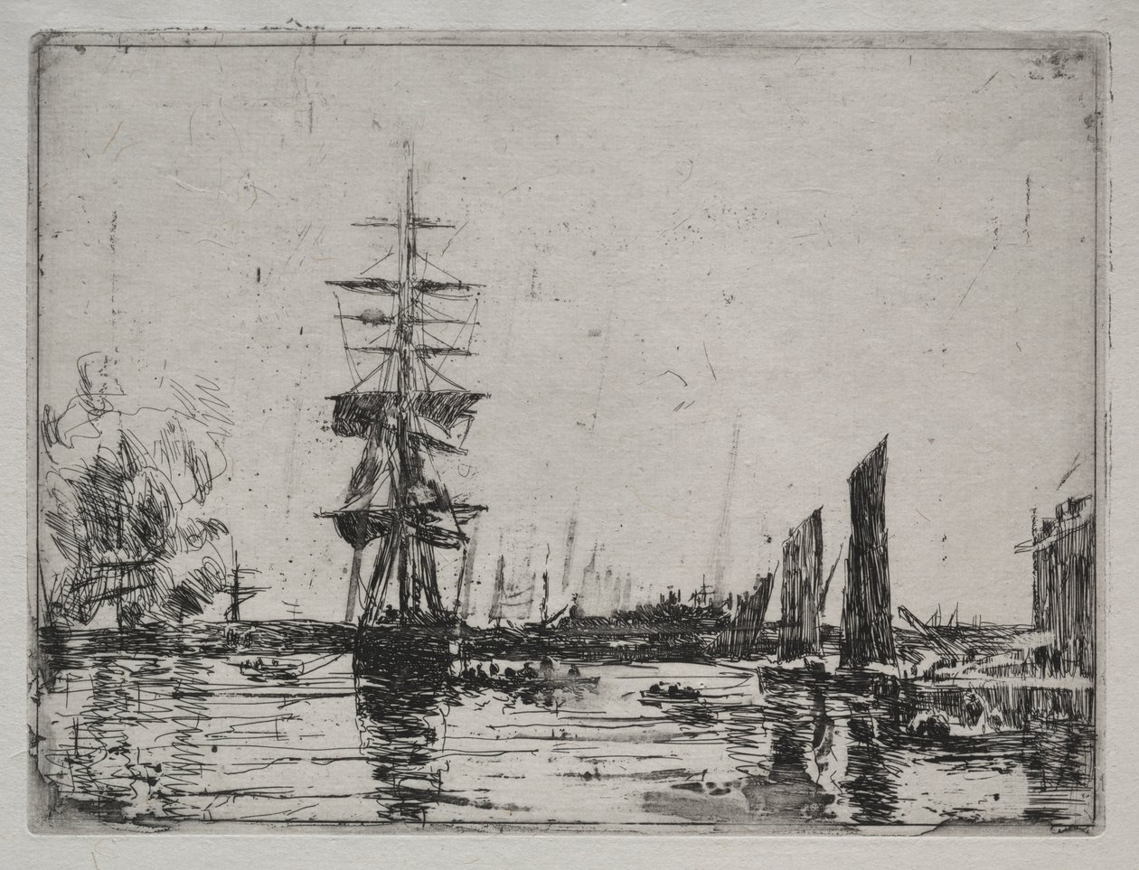 Boats at Anchor by Unknown artist