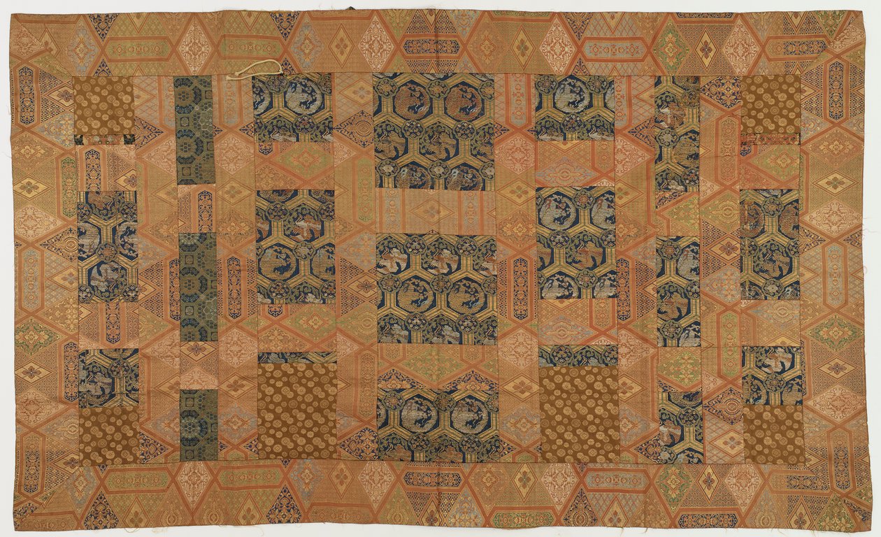 Brocade, Silk. A Buddhist Monk