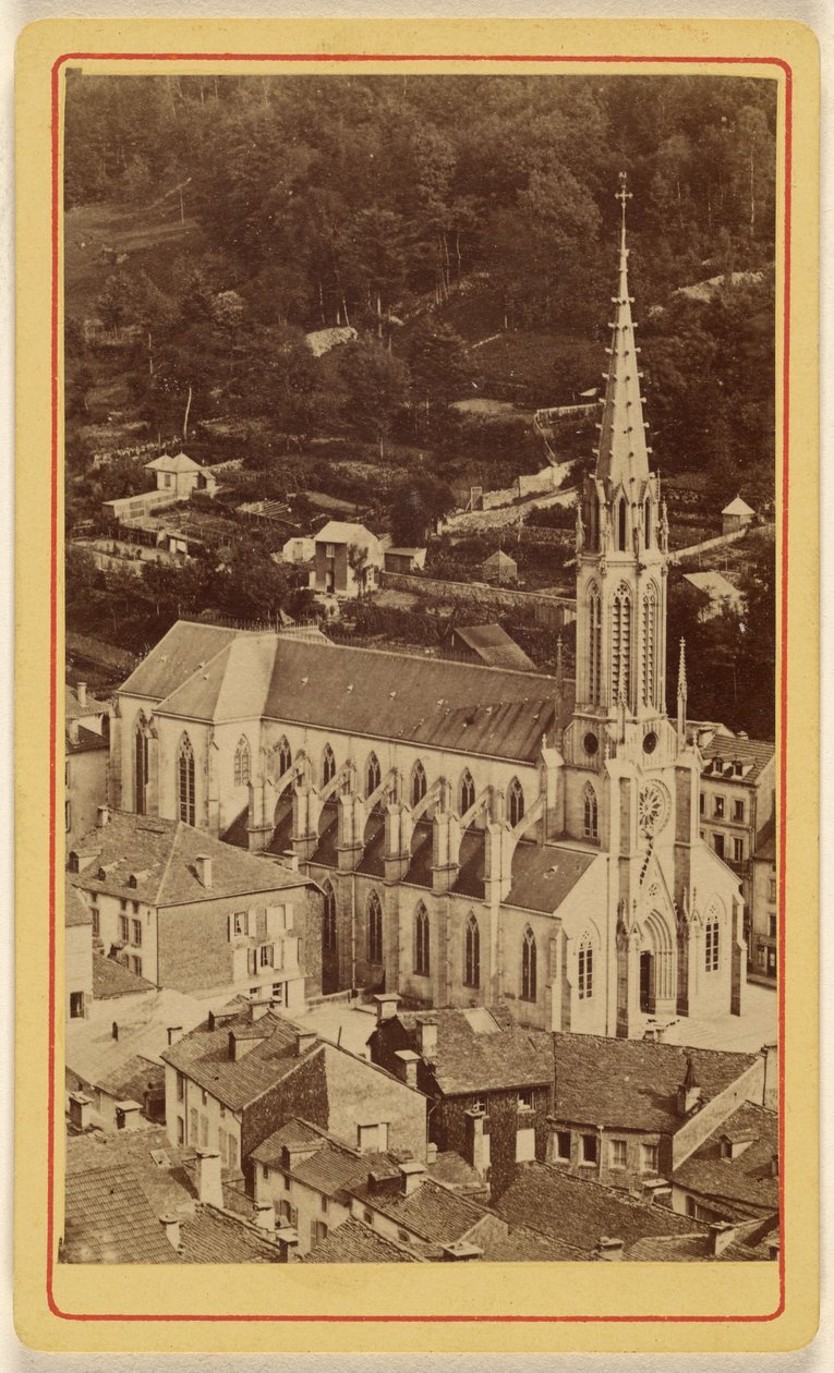 Cathedral at Plompieres by Unknown artist