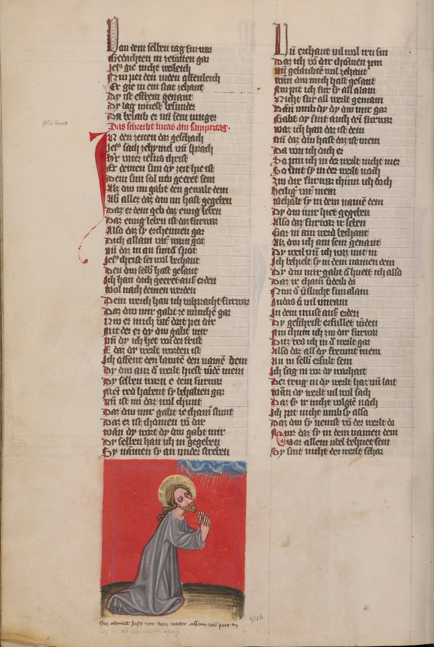 Christ Praying in the Desert by Unknown artist