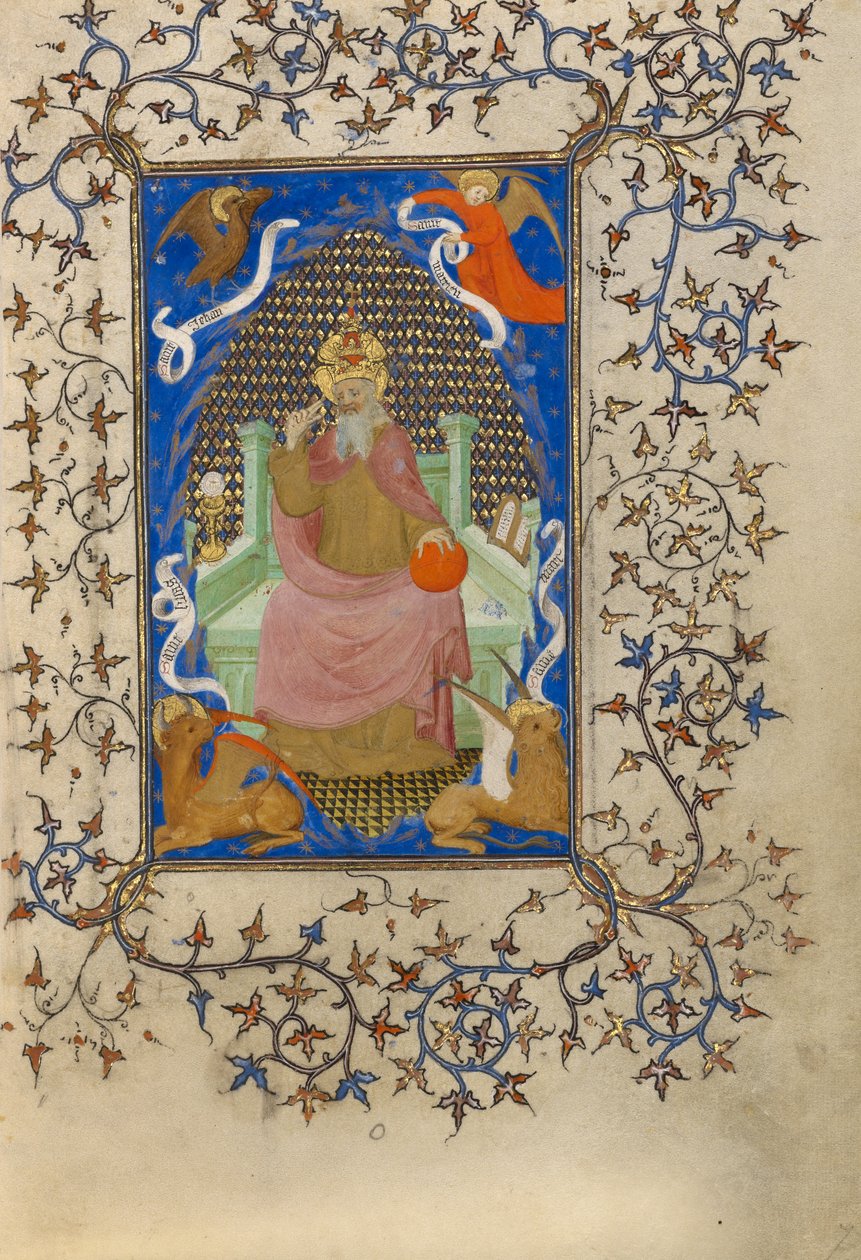 Christ in Majesty Surrounded by the Symbols of the Four Evangelists by Unknown artist