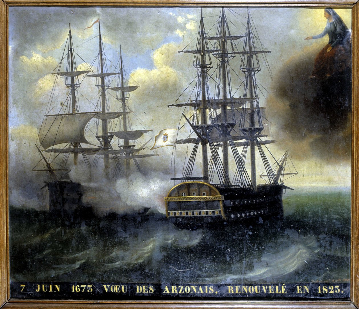 Clash of the Breton and Dutch fleets 