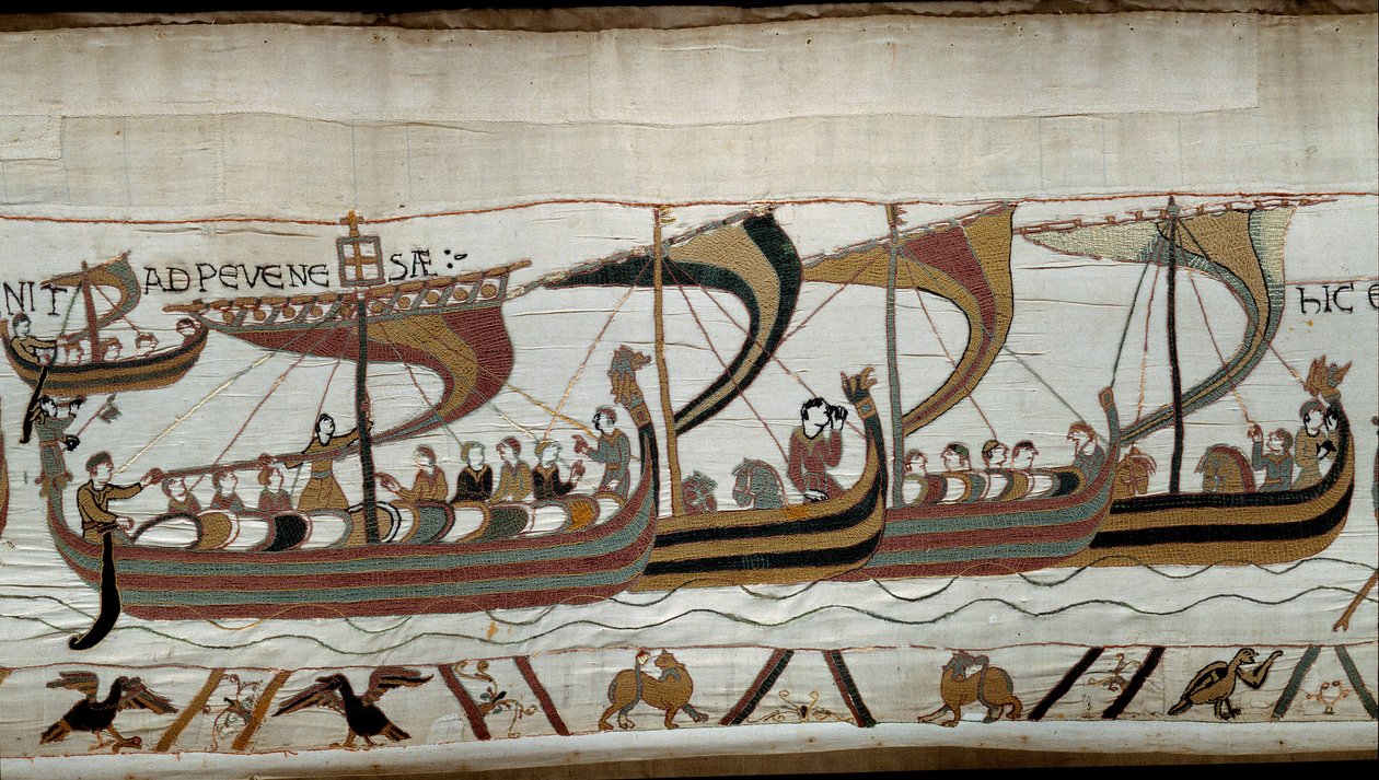 Conquest of England by the Norman Duke William the Conqueror in 1066 (Detail) by Unknown artist