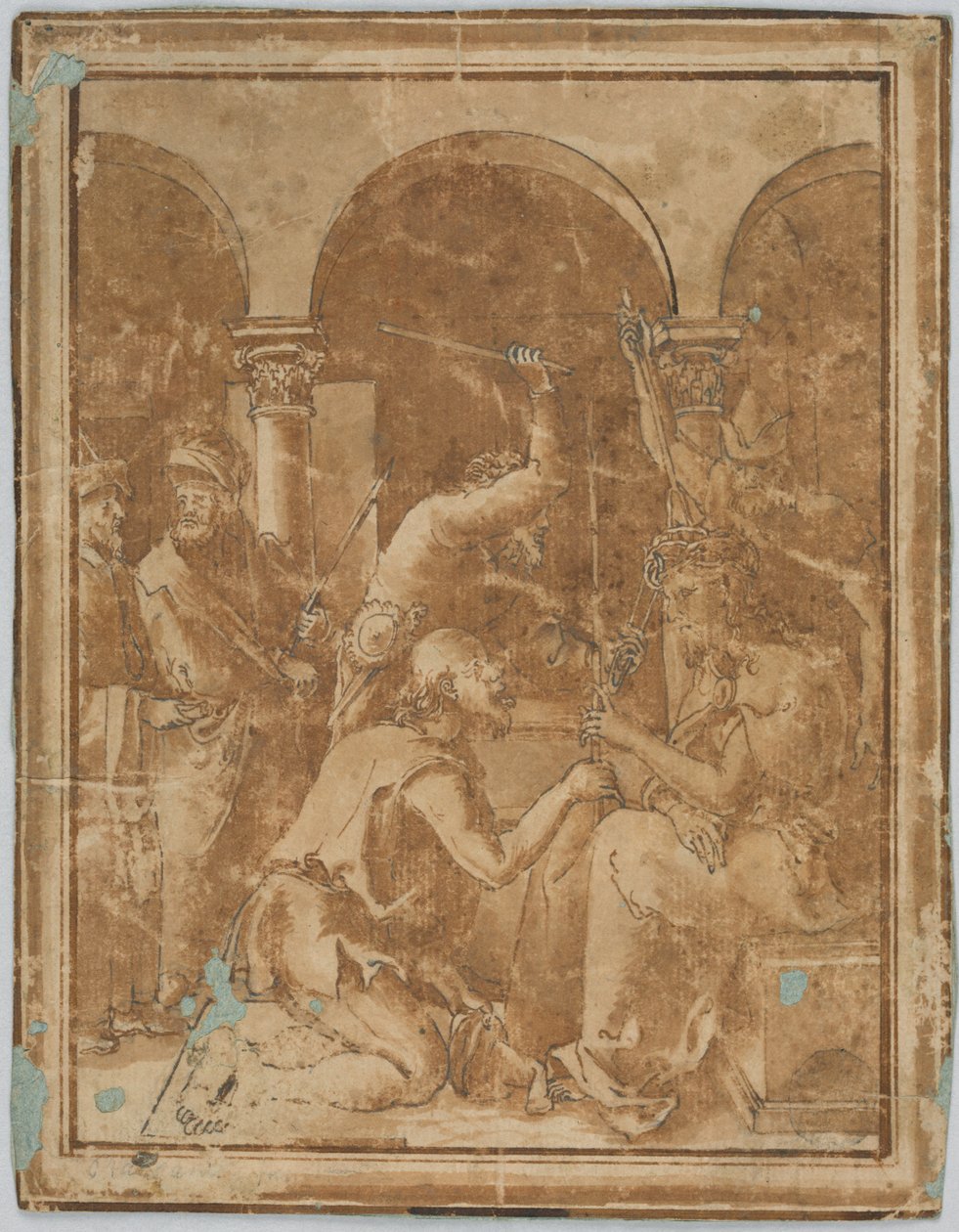 Copy of the Crowning with the Thorns in the Small Passion by Albrecht Durer, Published in 1511 by Unknown artist