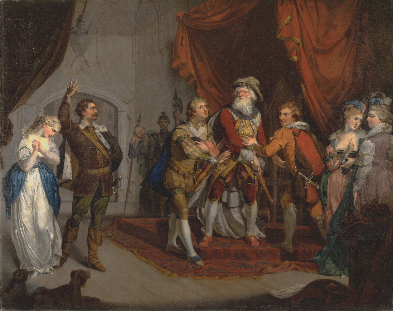 Cordelia Championed by the Earl of Kent, from Shakespeare