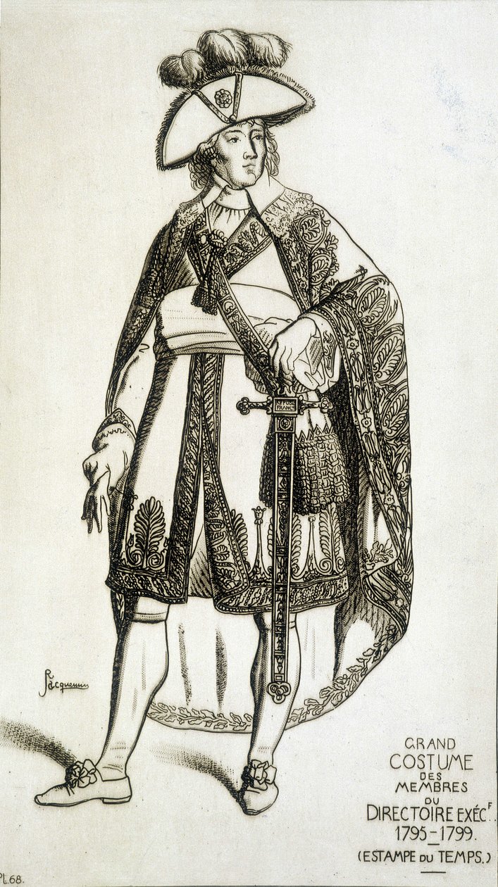 Costume of the members of the Executive Board by Unknown artist