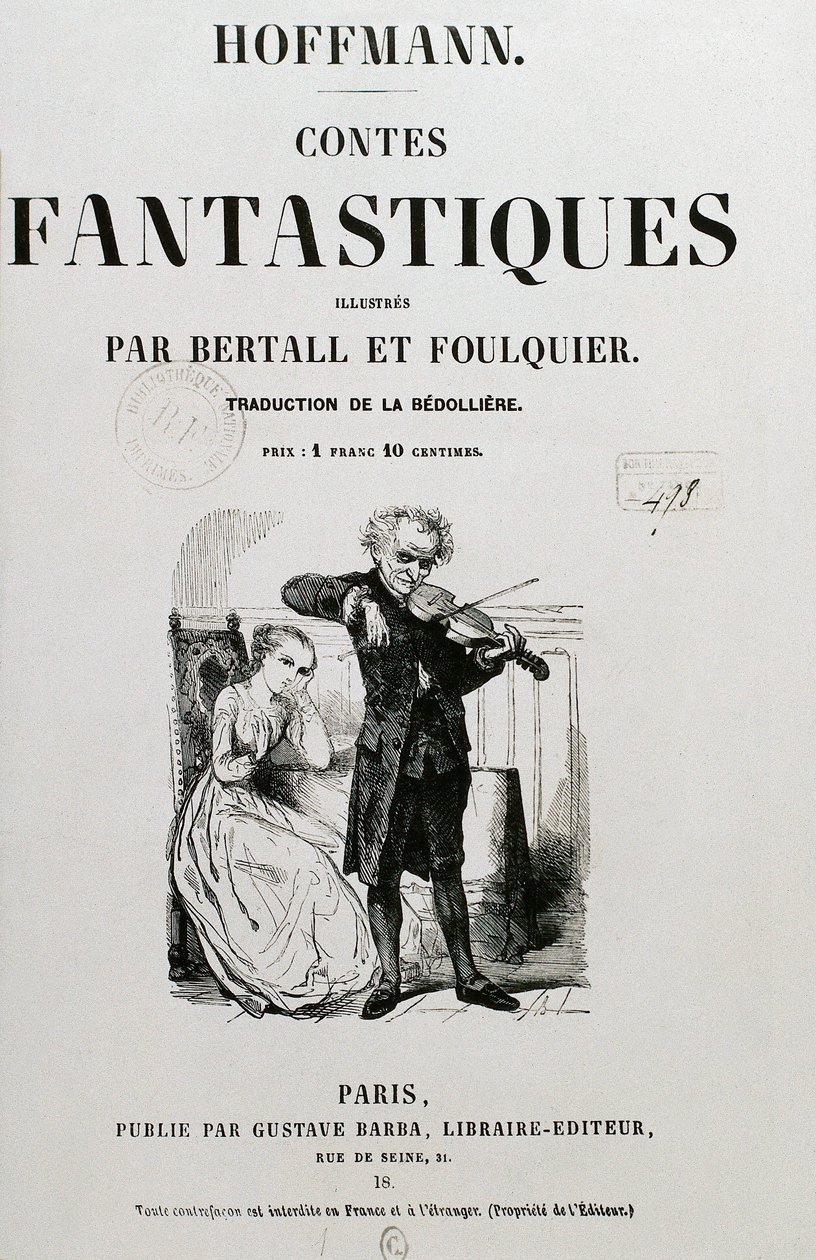 Councillor Krespel, Cover of 