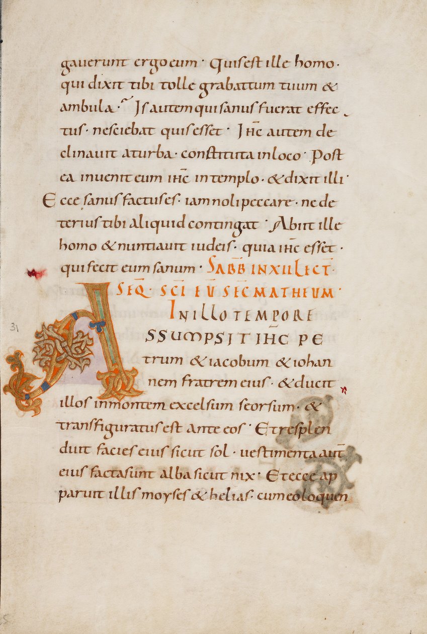 Decorated Initial A by Unknown artist