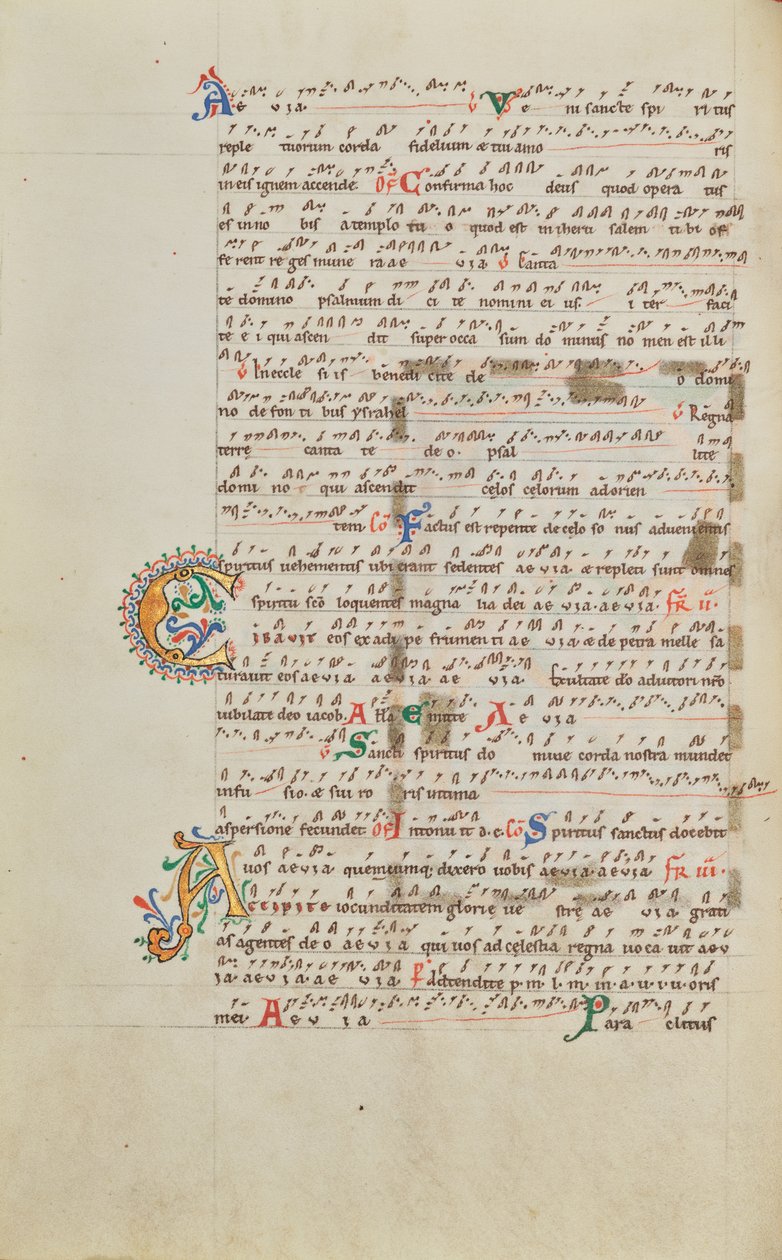 Decorated Initial C; Decorated Initial A by Unknown artist