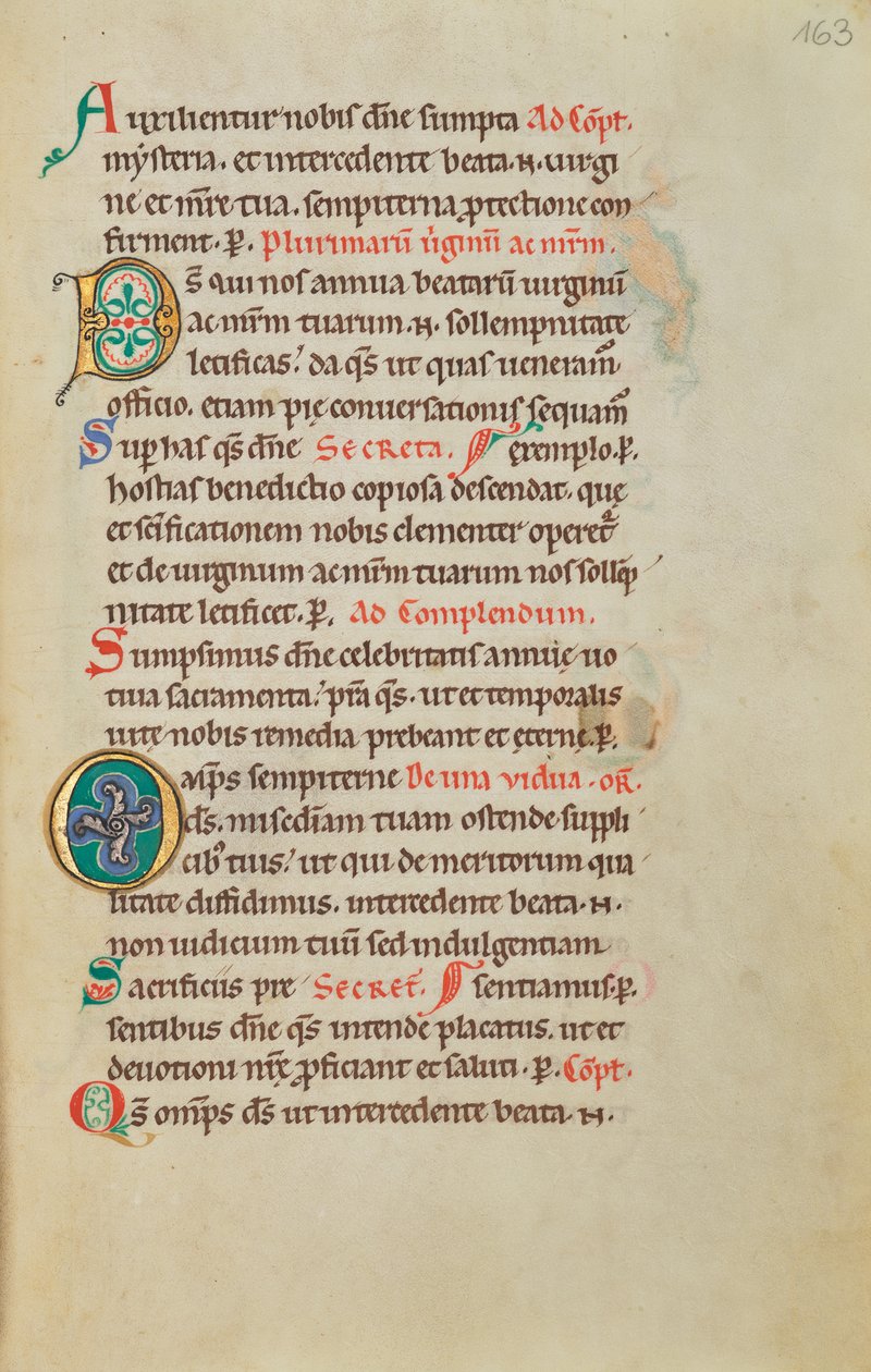 Decorated Initial D; Decorated Initial O by Unknown artist