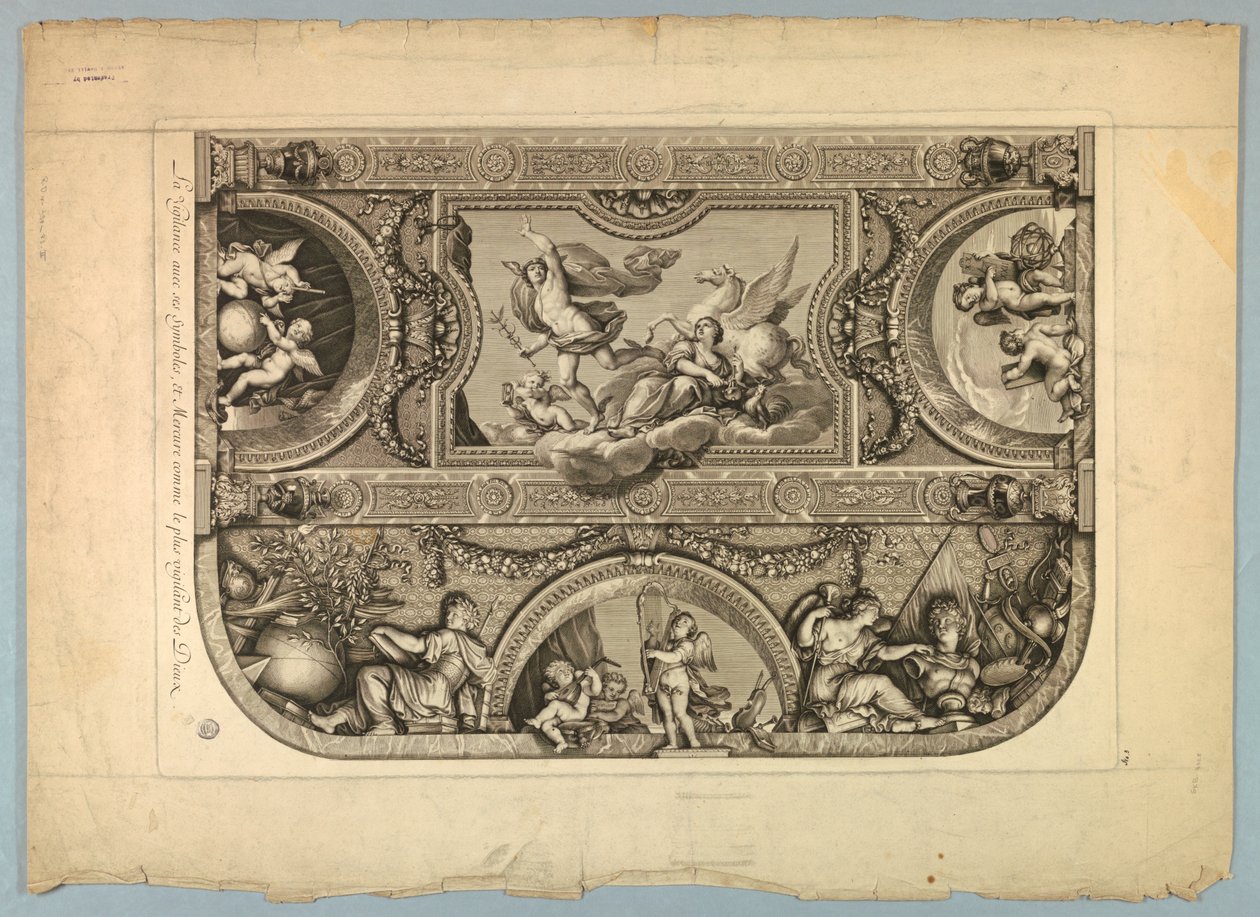 Decorations of LeBrun and Mignard at the Palace of Versailles by Unknown artist