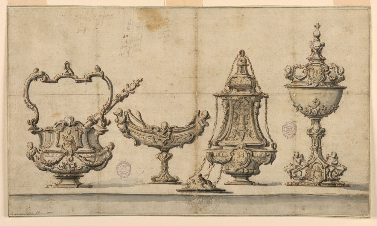 Design for Ecclesiastical Utensils by Unknown artist