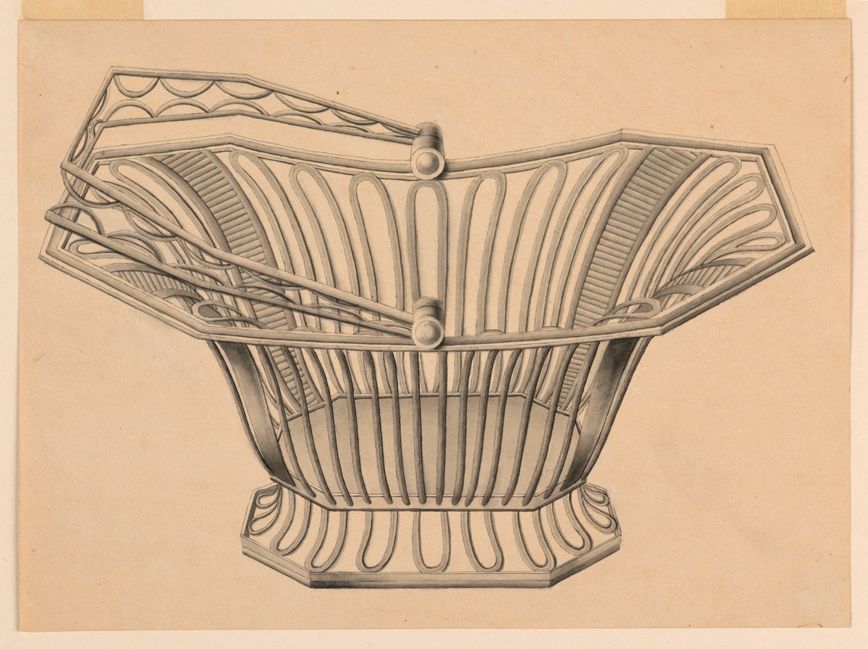 Design for a Bread Basket by Unknown artist