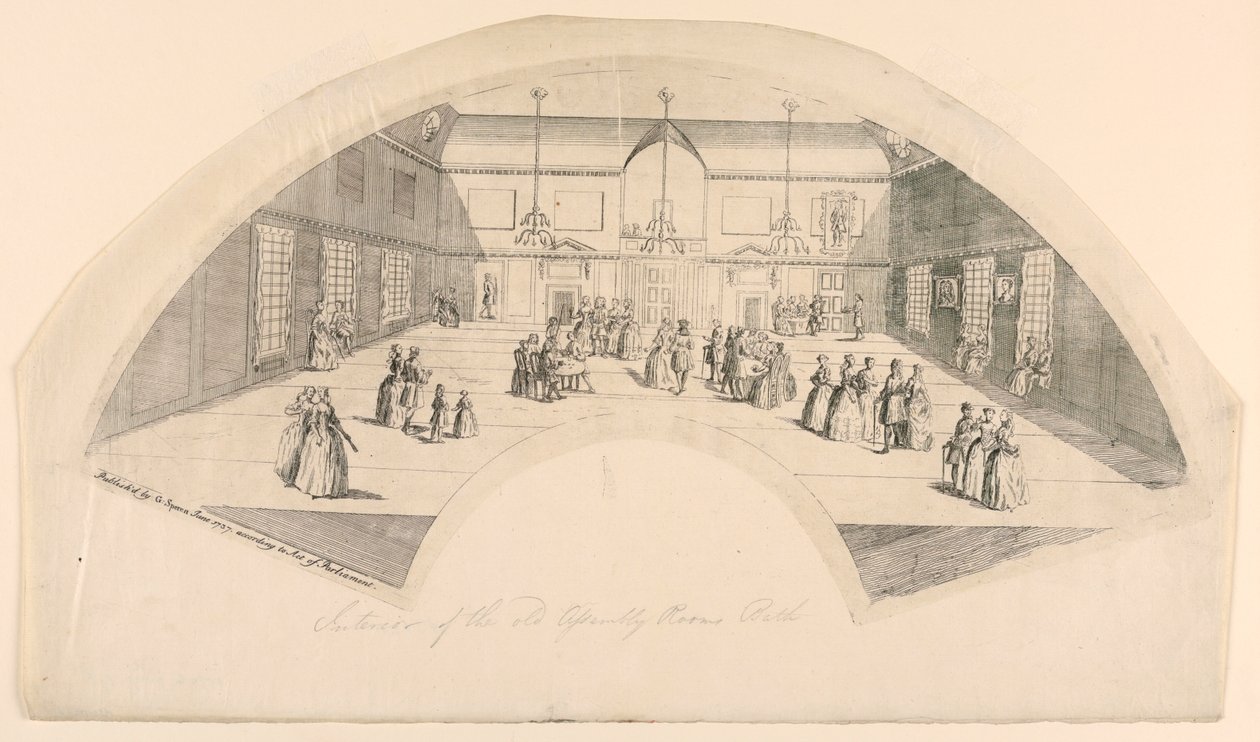 Design for a Fan, Interior by Unknown artist