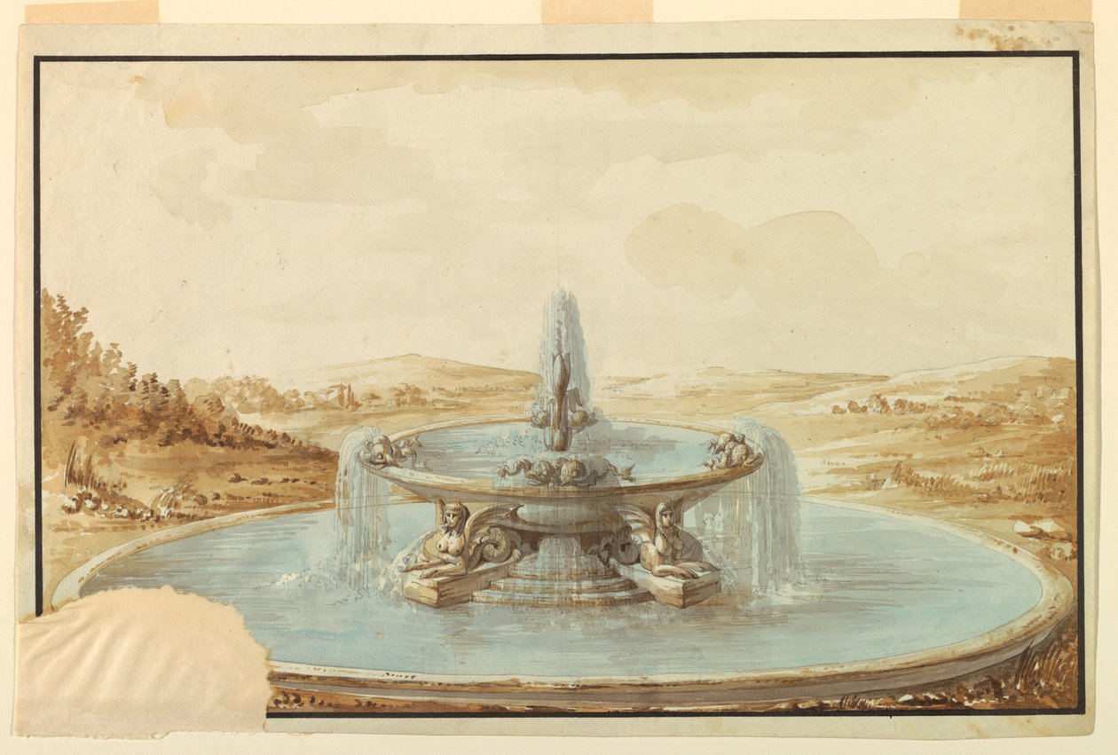 Design for a Fountain by Unknown artist