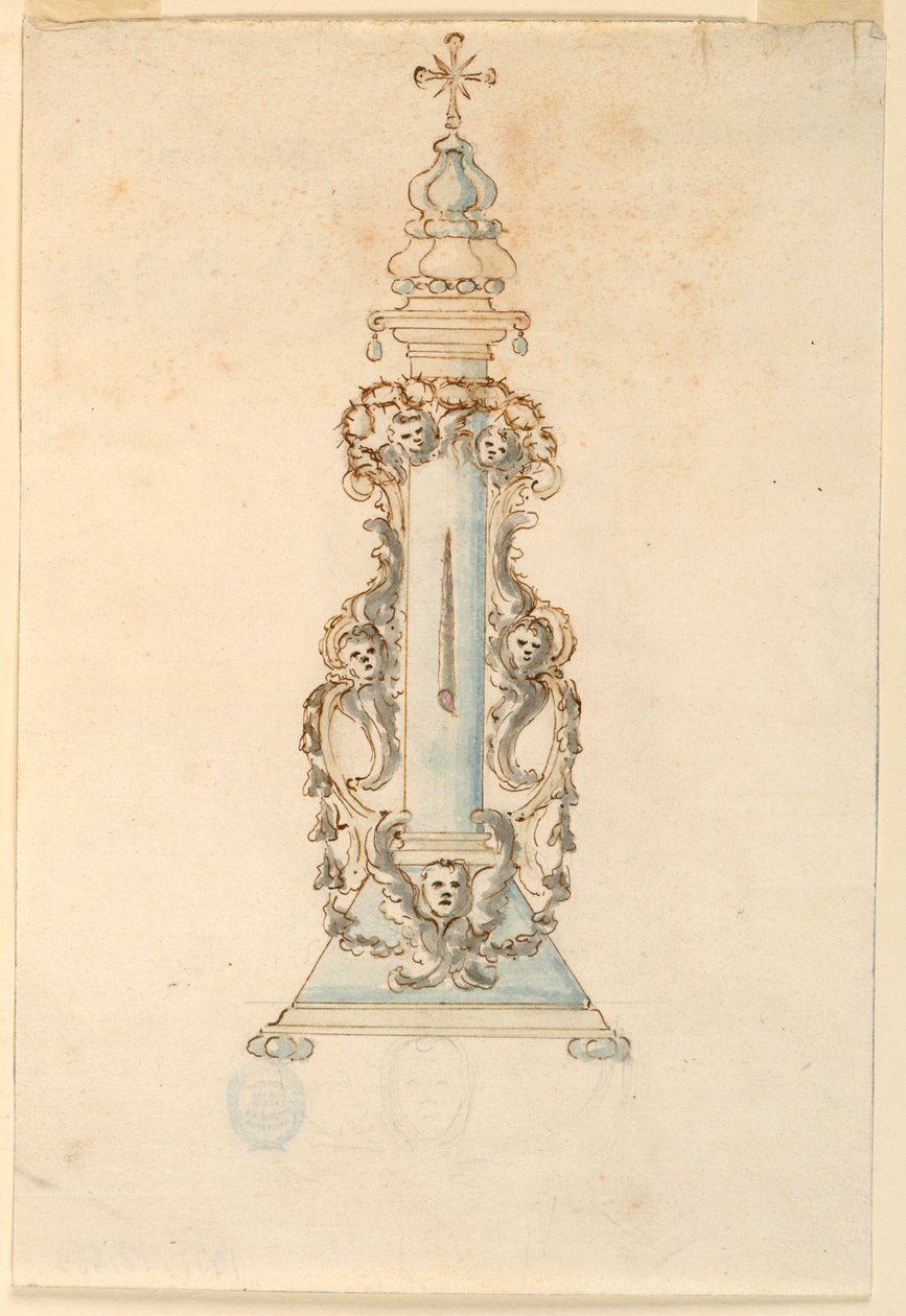 Design for a Reliquary for a Thorn of the Crown by Unknown artist