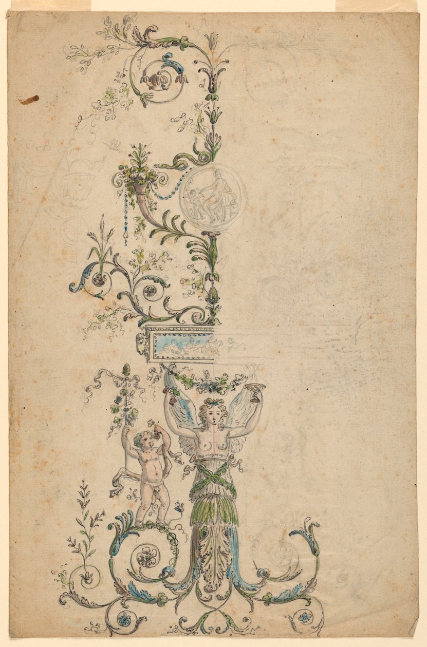 Design for the Decoration of a Panel by Unknown artist
