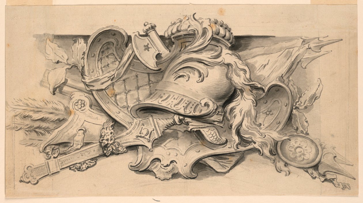 Design for Trophy of Arms by Unknown artist