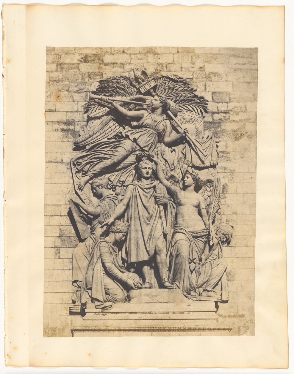 Detail of "Le Triomphe" on the Arc de Triomphe by Unknown artist